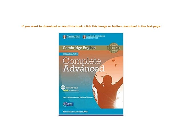 complete advanced workbook with answers pdf free download